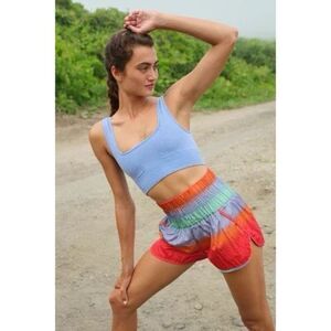 Free People Movement the Way Home Printed Shorts in Ombre XS
